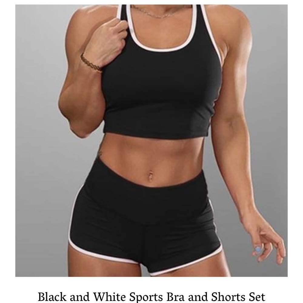 Black and White Top and bottom set